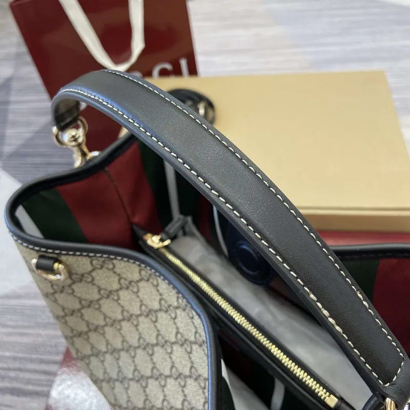 Gucci 815103 GG Emblem kabela na vodu Béžová a Černá