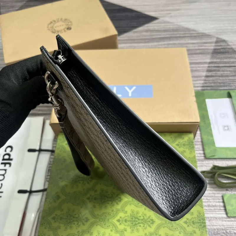 Gucci 768255 GG taška s detailem GG Béžová a černá