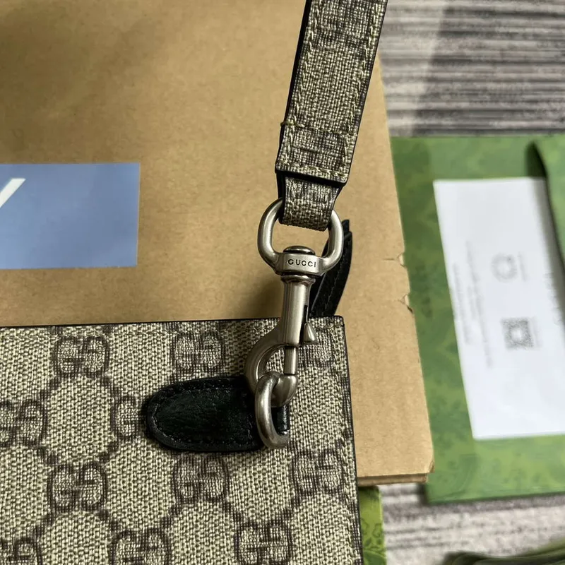 Gucci 768255 GG taška s detailem GG Béžová a černá