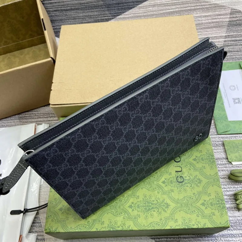 Gucci 768255 GG taška s detailem GG Černá