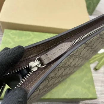 Gucci 768255 GG pouzdro s GG detailem tmavě šedé