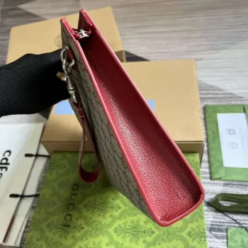 Gucci 768255 GG taška s detailem GG Červená