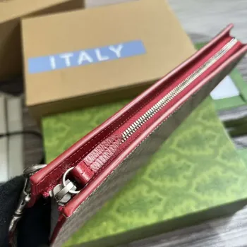 Gucci 768255 GG taška s detailem GG Červená