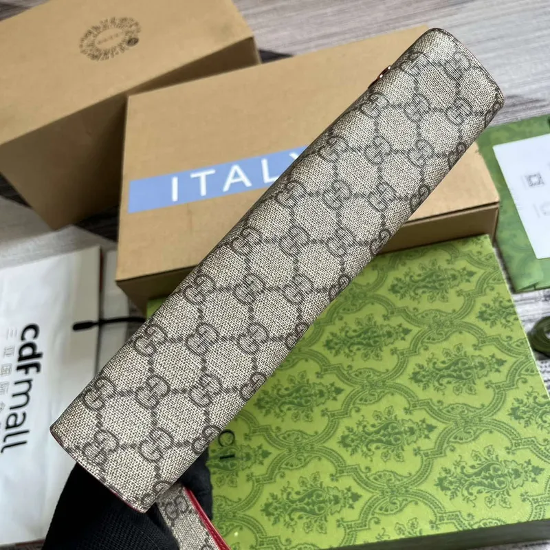 Gucci 768255 GG taška s detailem GG Červená