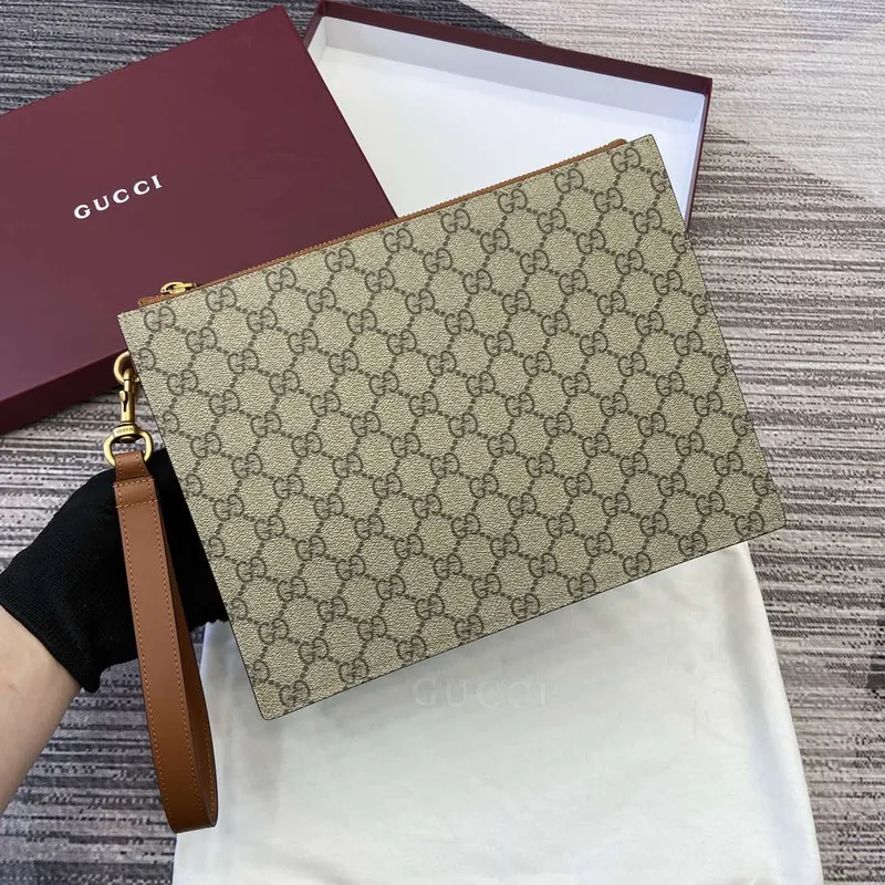 Gucci 768255 GG taška s detailem GG béžová