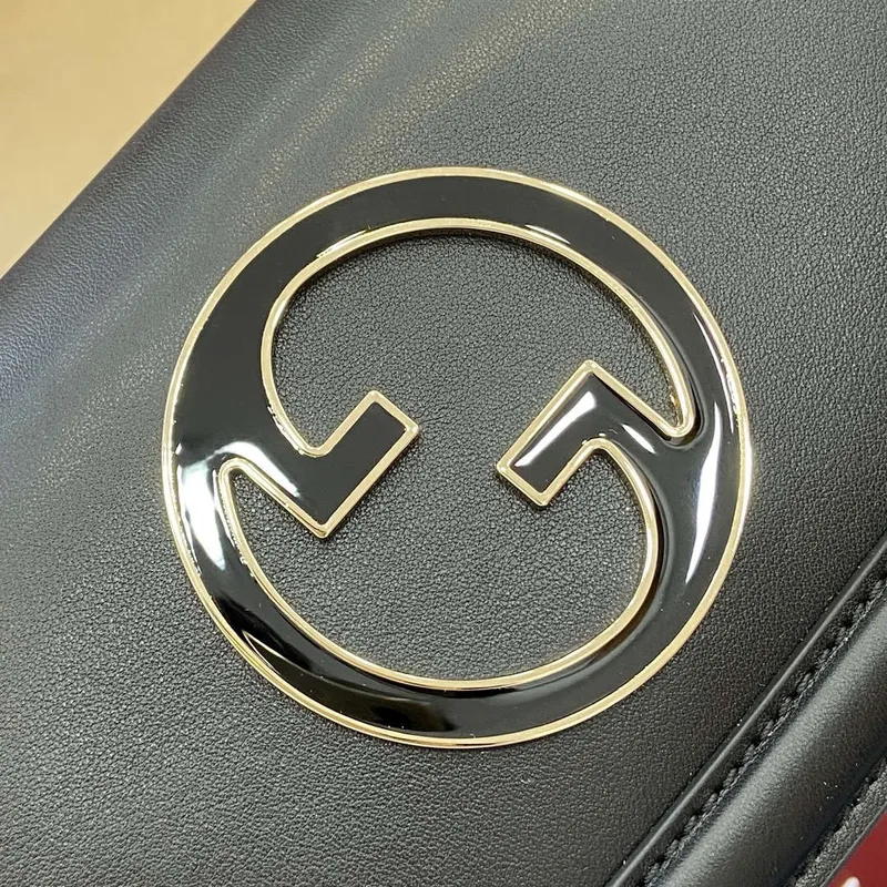 Gucci 815711 Gucci Blondie mini ramenní taška Černá