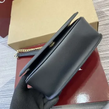 Gucci 815711 Gucci Blondie mini ramenní taška Černá