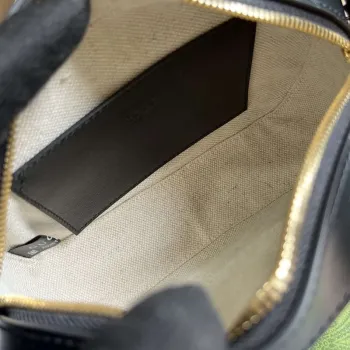 Gucci Horsebit 1955 mini ramenní taška 760196 Černá