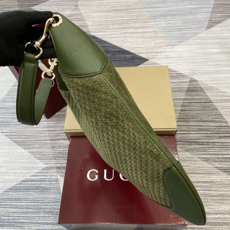 Gucci 815924 Gucci B Střední Kabelka přes Rameno Zelená