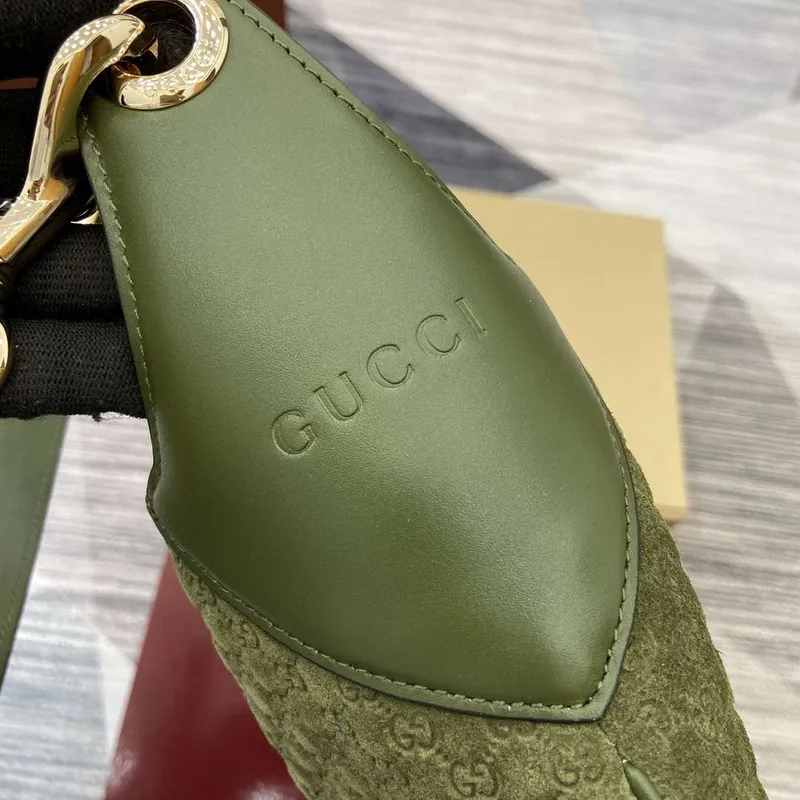 Gucci 815924 Gucci B Střední Kabelka přes Rameno Zelená