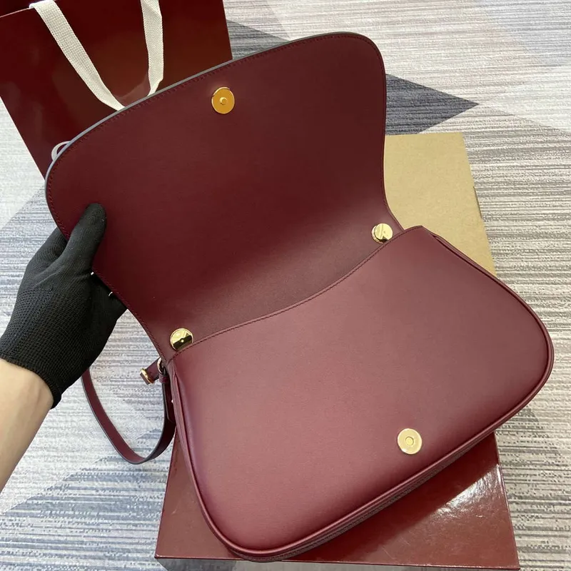 Gucci 815716 Gucci Blondie Medium taška s horním uchem vínově červená