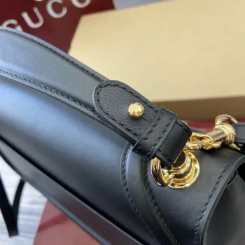 Gucci 815716 Gucci Blondie Medium taška s horním držadlem černá