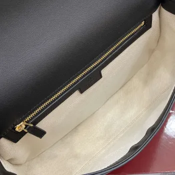 Gucci 815716 Gucci Blondie Medium taška s horním držadlem černá