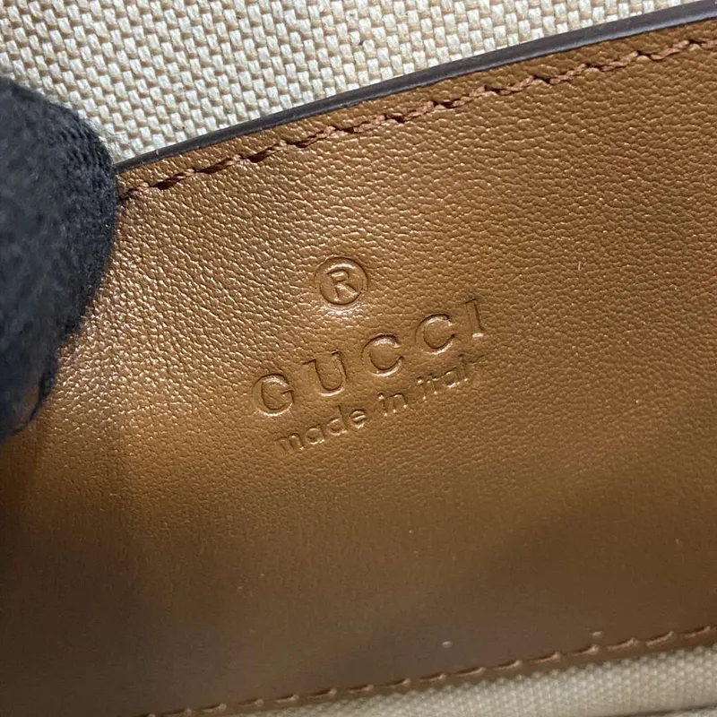 Gucci 815711 Gucci Blondie mini ramenní taška Hnědá & Béžová