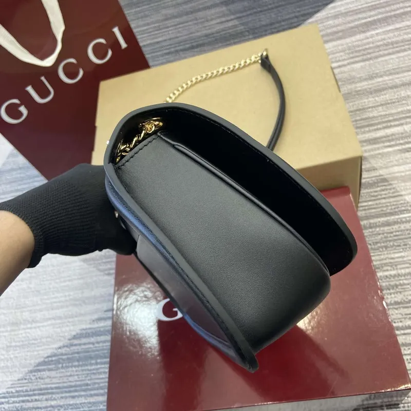 Gucci 815715 Gucci Blondie malá kabelka přes rameno Černá