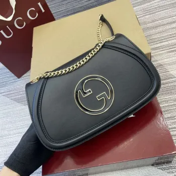 Gucci 815715 Gucci Blondie malá kabelka přes rameno Černá