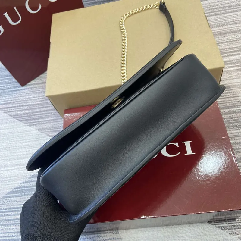 Gucci 815715 Gucci Blondie malá kabelka přes rameno Černá