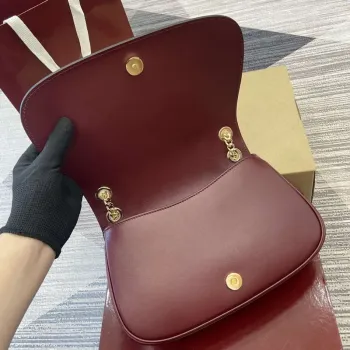 Gucci 815715 Gucci Blondie malá kabelka přes rameno vínově červená