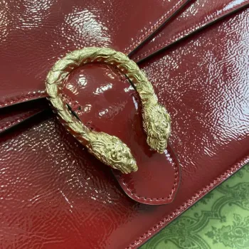 Gucci 795003 Dionysus velká kabelka přes rameno vínově červená