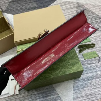 Gucci 795003 Dionysus velká kabelka přes rameno vínově červená