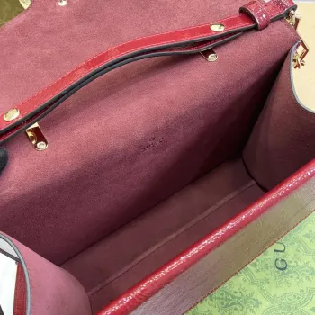 Gucci 795007 Dionysus střední kabelka s horním uchem vínově červená