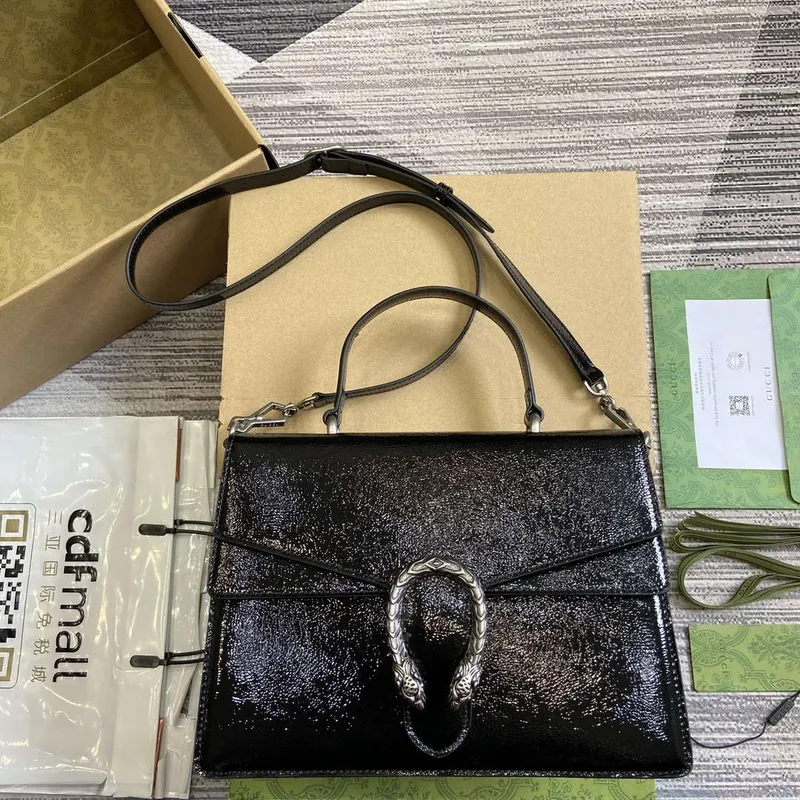 Gucci 795007 Dionysus střední kabelka s horním uchem černá