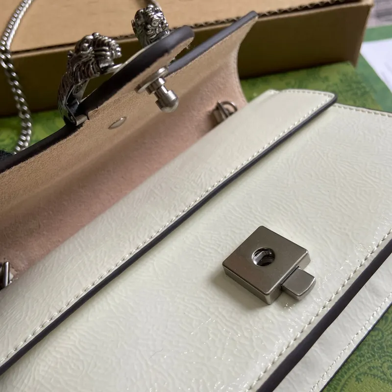 Gucci 795368 Dionysus super mini taška Světle šedá