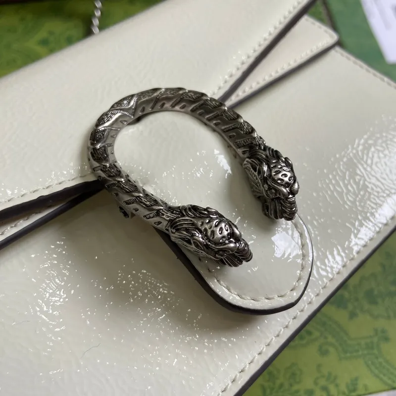 Gucci 795368 Dionysus super mini taška Světle šedá