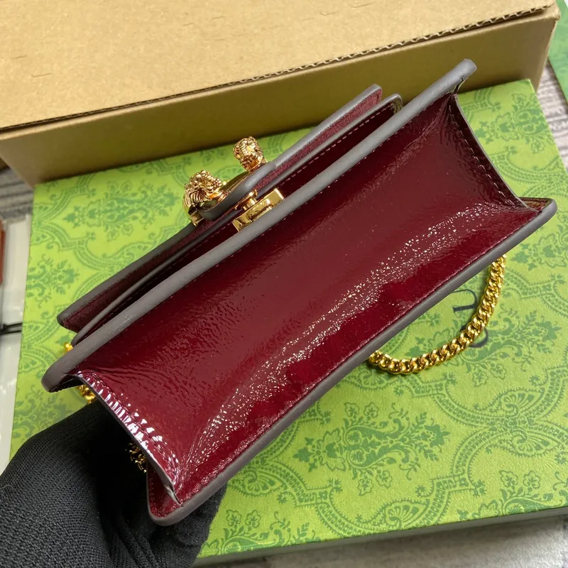 Gucci 7953680AAA86207 Dionysus super mini taška vínově červená