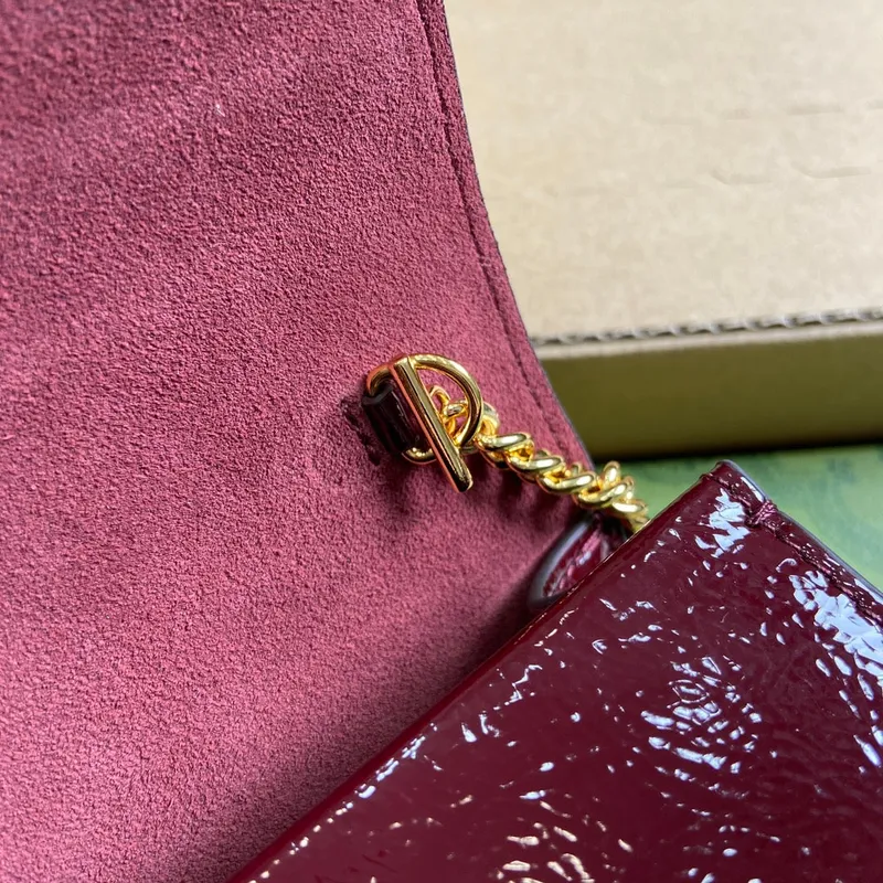 Gucci 7953680AAA86207 Dionysus super mini taška vínově červená