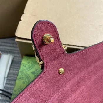 Gucci 7953680AAA86207 Dionysus super mini taška vínově červená