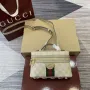 Gucci 816357 Ophidia Super Mini Kabelka přes rameno Ovesná