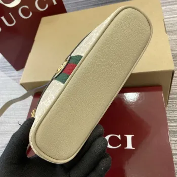 Gucci 816357 Ophidia Super Mini Kabelka přes rameno Ovesná