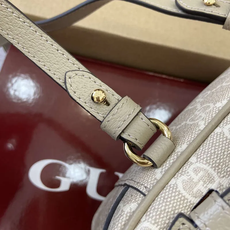 Gucci 816357 Ophidia Super Mini Kabelka přes rameno Ovesná