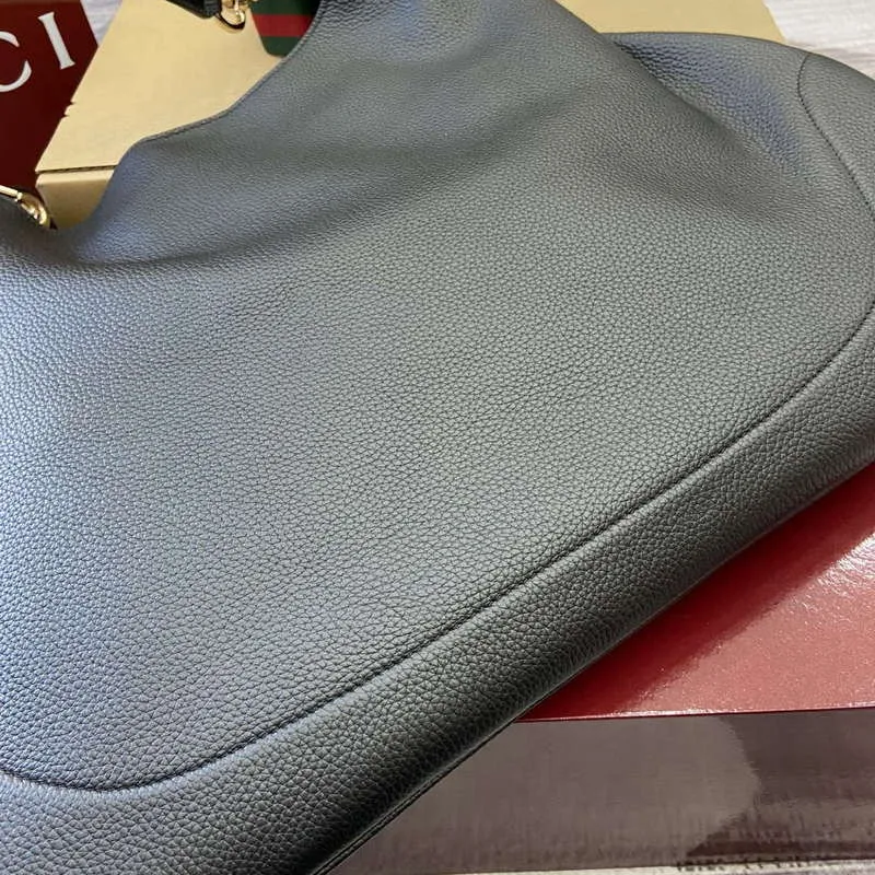 Gucci 815924 Gucci B Střední Kabelka přes Rameno Černá