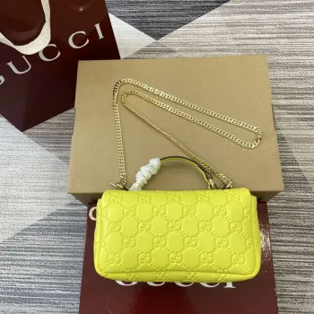 Gucci 806017 GG Milano Mini Top Handle Bag smaragdově zelená GG nadýchaná kůže
