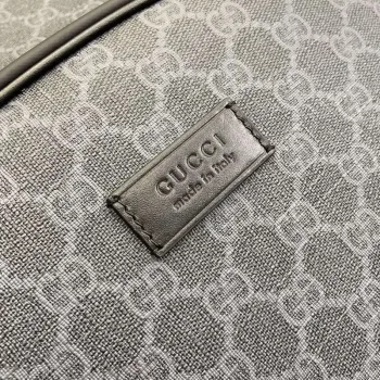 Gucci 771158 GG Supreme plátěný batoh černý