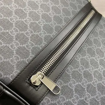 Gucci 771158 GG Supreme plátěný batoh černý
