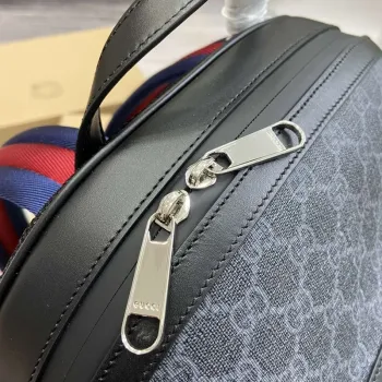 Gucci 771158 GG Supreme plátěný batoh černý
