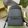 Gucci 792123 GG Supreme plátěný batoh černý