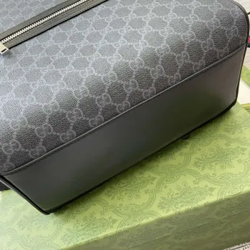 Gucci 792123 GG Supreme plátěný batoh černý