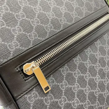 Gucci 792123 GG Supreme plátěný batoh černý