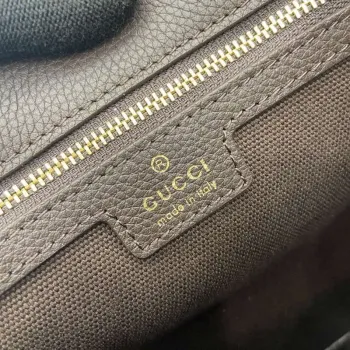 Gucci 813650 Jackie Velká Kabelka přes Rameno Hnědá