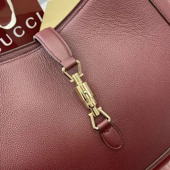 Gucci 813650 Jackie Velká Kabelka Přes Rameno Červená