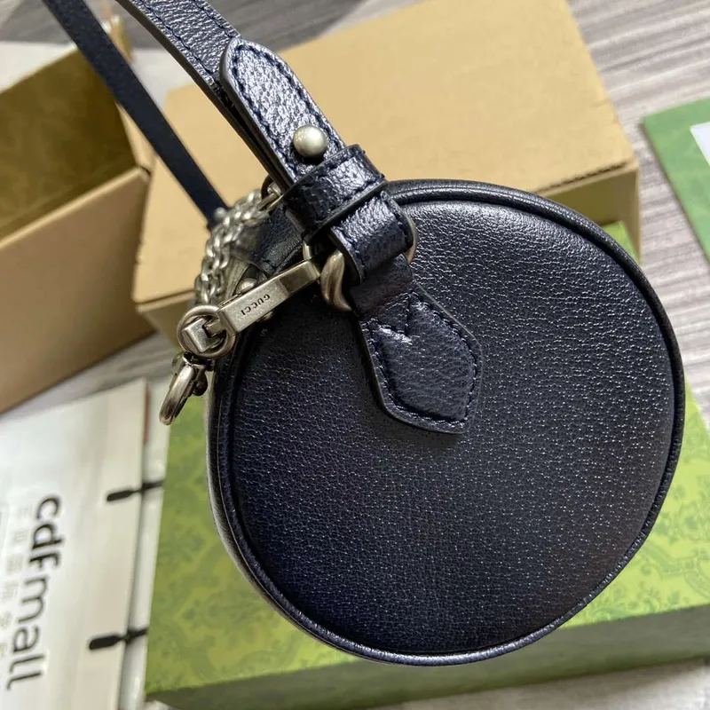 Gucci 795194 Ophidia Malá Kabelka Přes Rameno Modrá