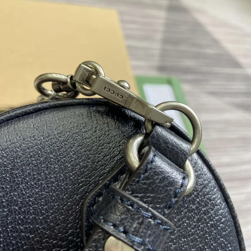 Gucci 795194 Ophidia Malá Kabelka Přes Rameno Modrá