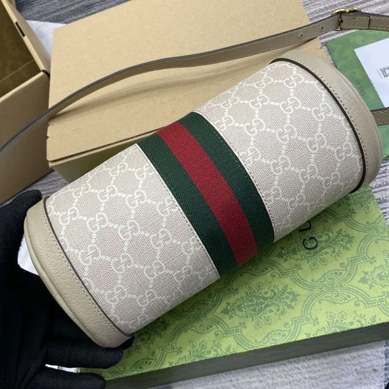 Gucci 795194 Ophidia Malá Kabelka Přes Rameno Ovesná