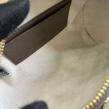 Gucci 795208 Ophidia Mini Ramenní Taška Hnědá