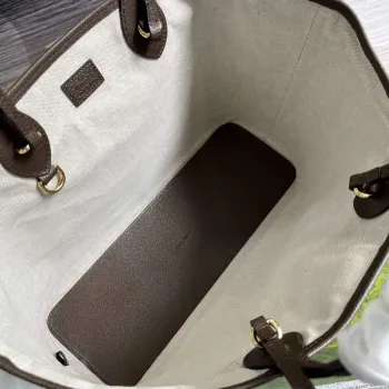 Gucci 739730 Ophidia Střední Tote Taška Hnědá kůže