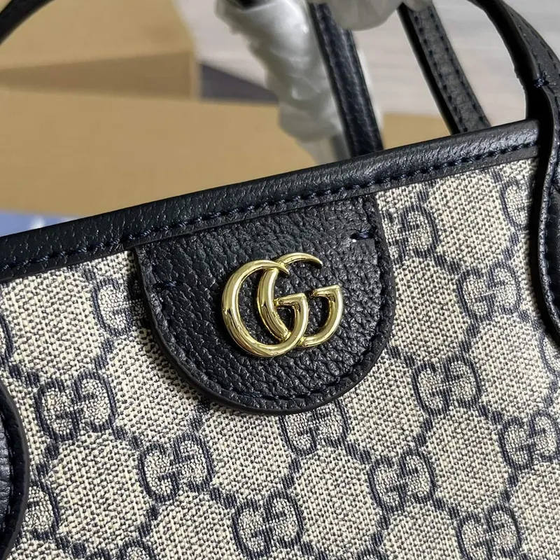 Gucci 739730 Ophidia Střední Taška Bežová a Modrá